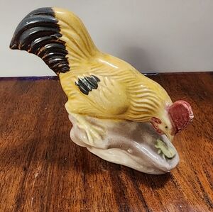 Vintage Ceramic Rooster Figurine